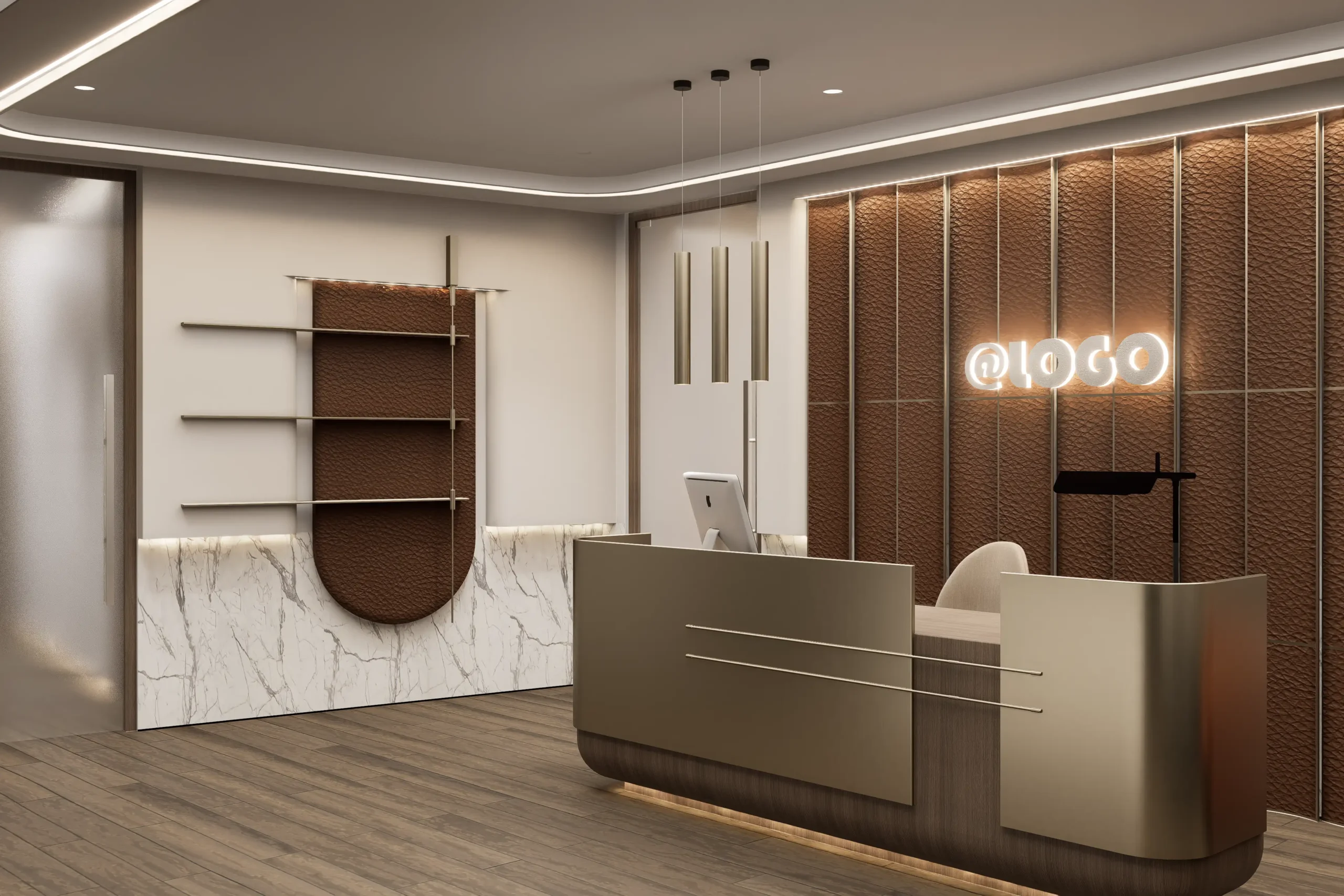 Office design reflecting brand